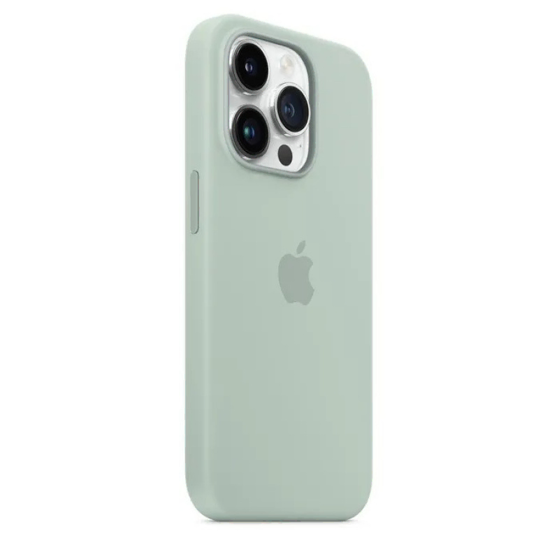 Накладка Apple iPhone 14 Silicon Case MagSafe Animation (Бузина)