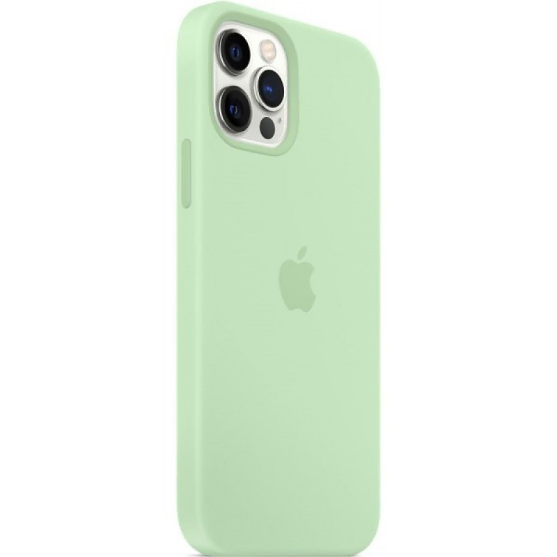 Накладка Apple iPhone 12 Pro Max Silicon Case MagSafe (Фисташковый)